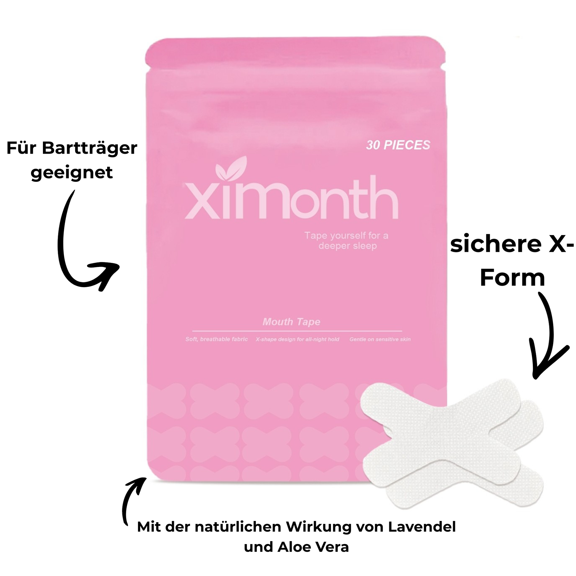 Mundpflaster 1+2 GRATIS (3 Monatsvorrat)